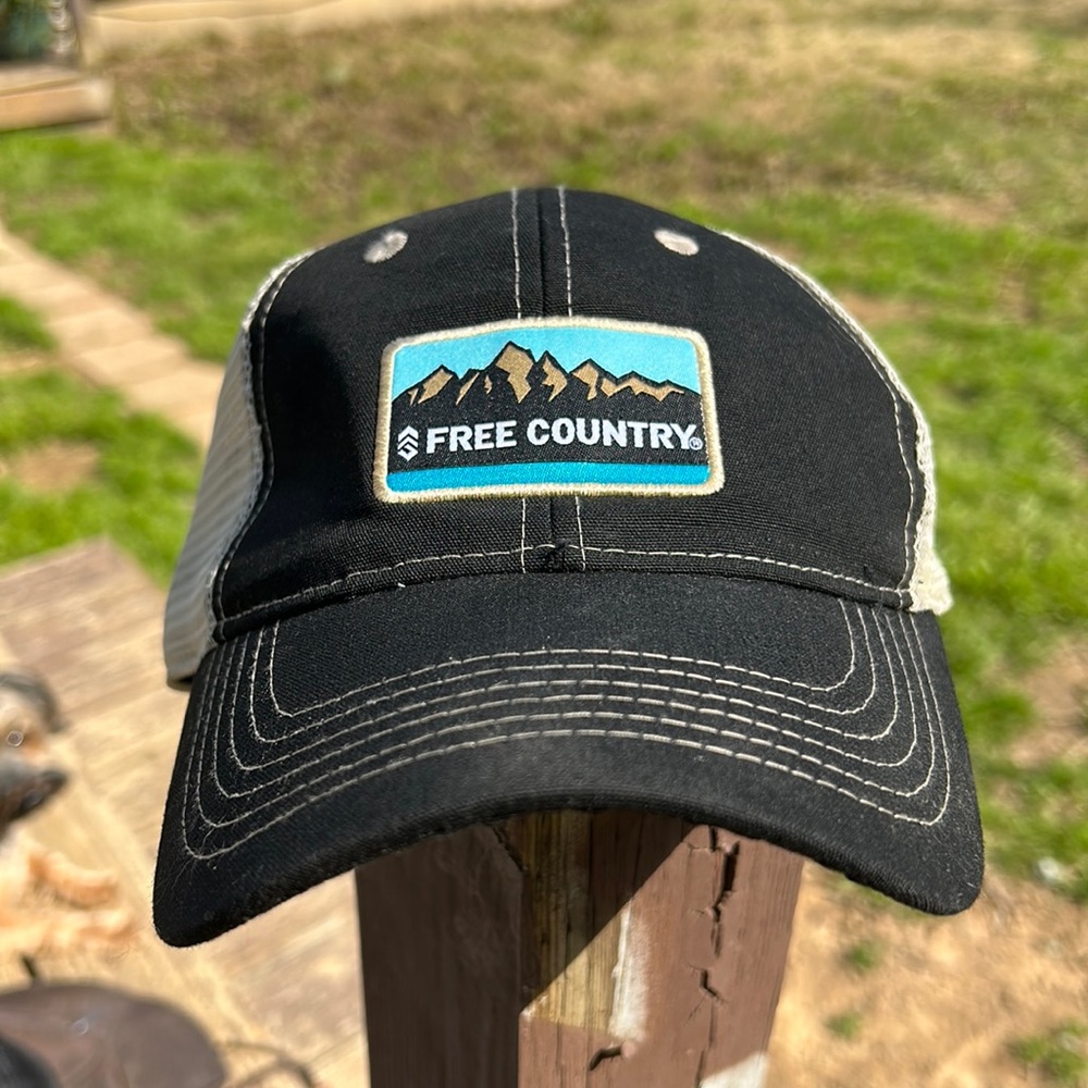 Free Country Mens Headwear NWT Truckers Adjustable Hat/Cap Mesh Back OSFM